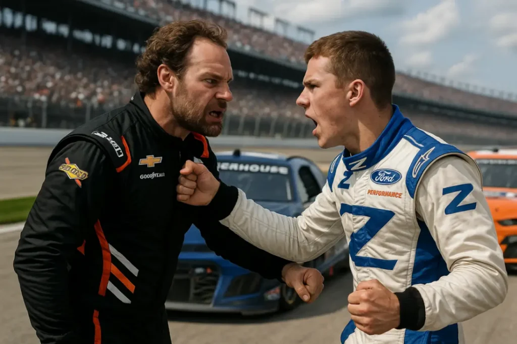 Ван Гисберген vs Зилиш: неожиданный конфликт в NASCAR
