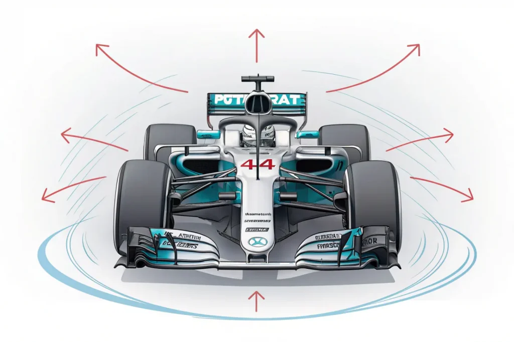 Как работает аэродинамика болида Формулы-1: простое объяснение сложной науки